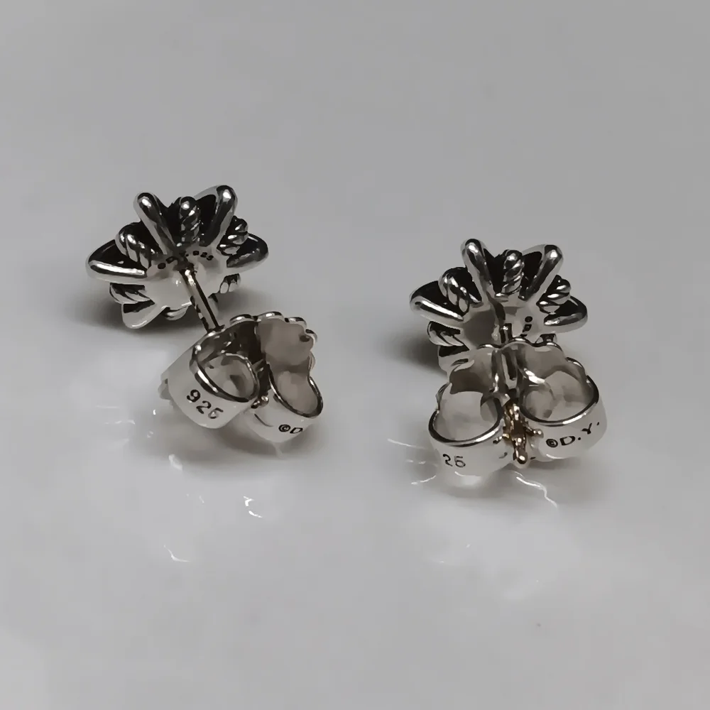 David Yurman Starburst Earrings with Diamonds - Picture 3 of 5